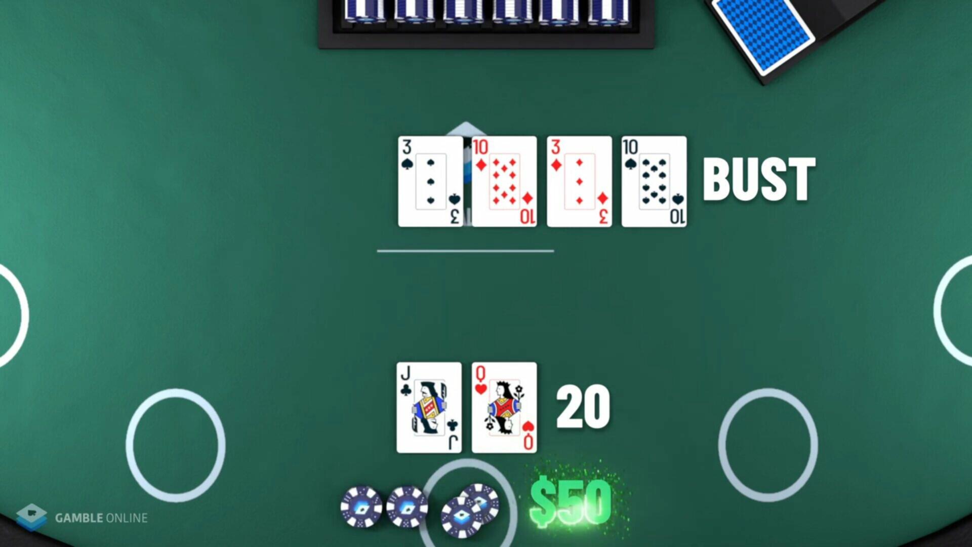 An Example Hand of Blackjack